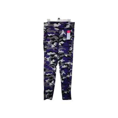 PopFit Womens Black/Purple Camo High Rise Leggings With Pockets 3XL POP2350-56